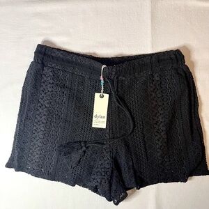 Dylan Los Angeles Women's Lace Drawstring Shorts in Navajo Size M NWT MSRP $68